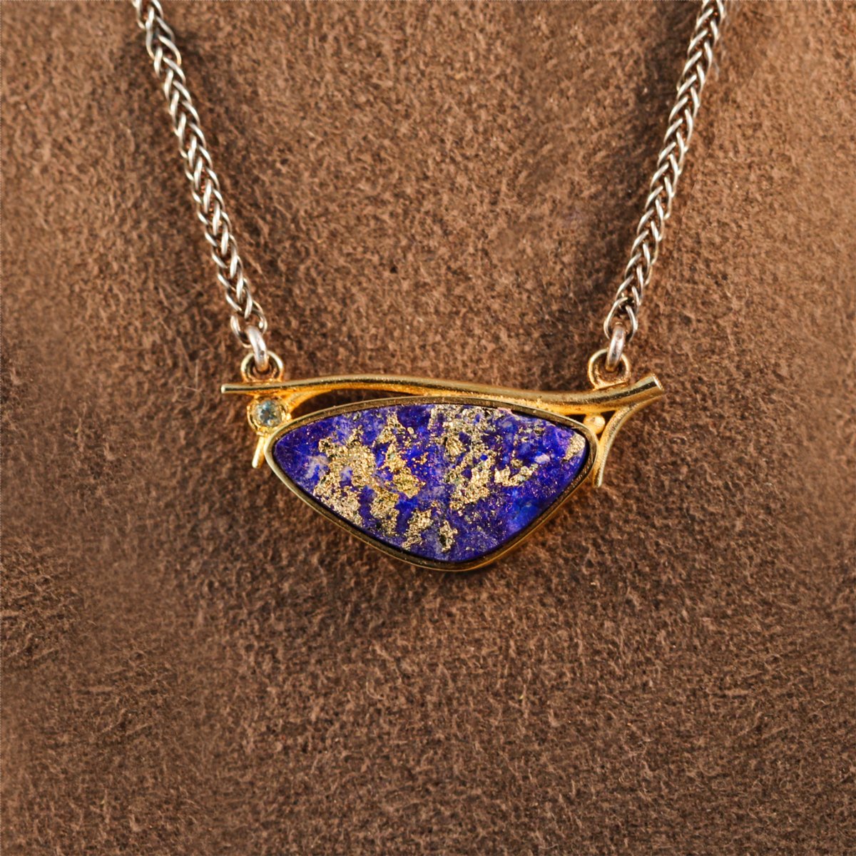 Two-Tone Lapis Lazuli Necklace